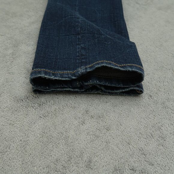 Aeropostale Jeans Womens Size 4 Short Blue Low-Rise Skinny 30" Inseam Distressed - Picture 14 of 16